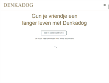 Tablet Screenshot of denkadog.nl